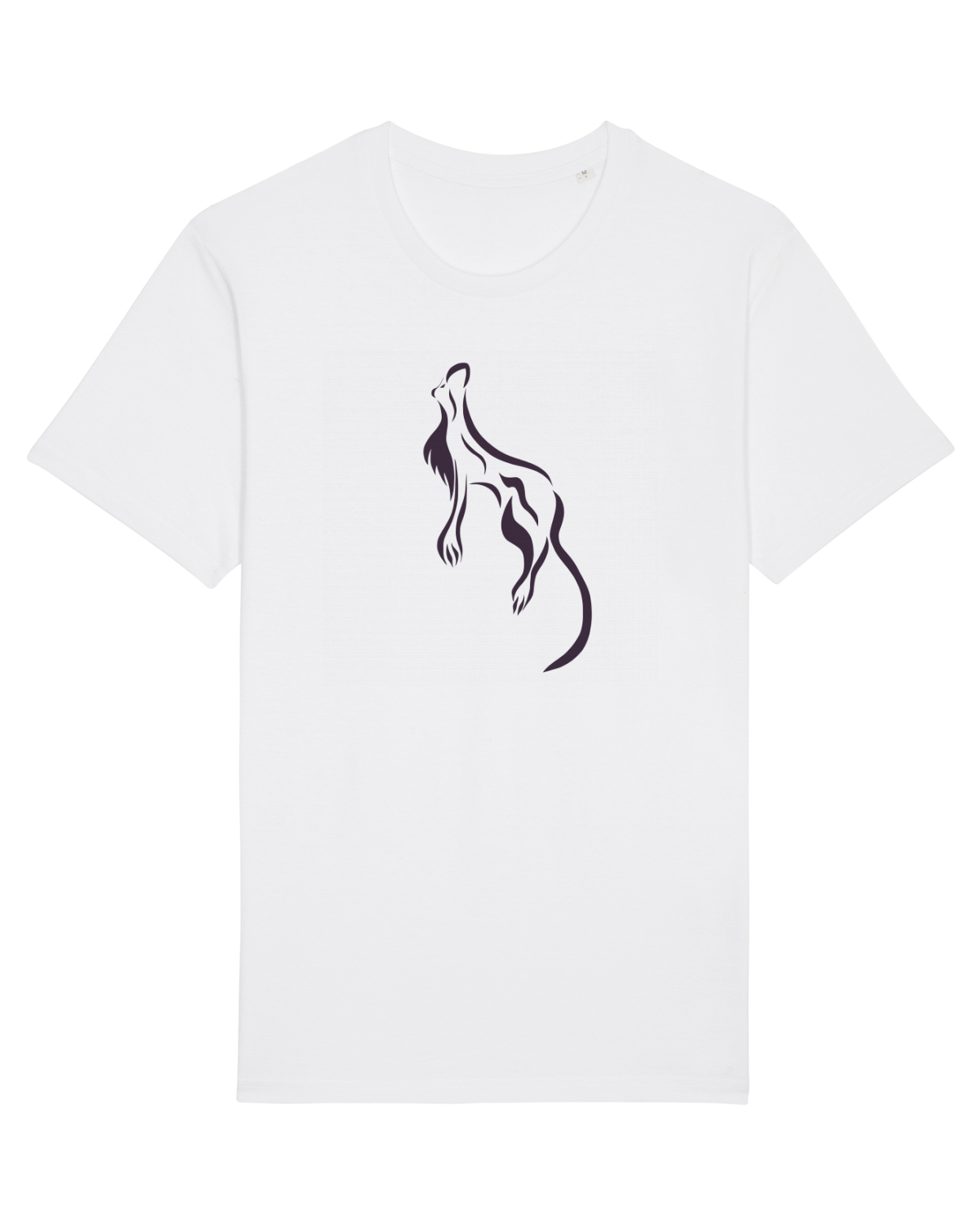 Tricou mânecă scurtă Unisex Rocker White