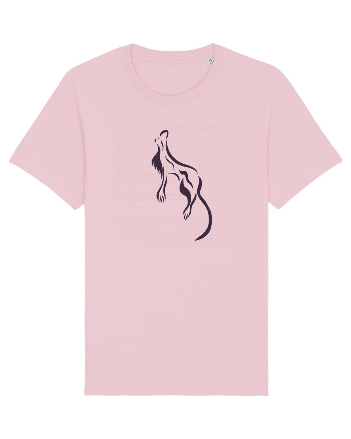 Tricou mânecă scurtă Unisex Rocker Cotton Pink