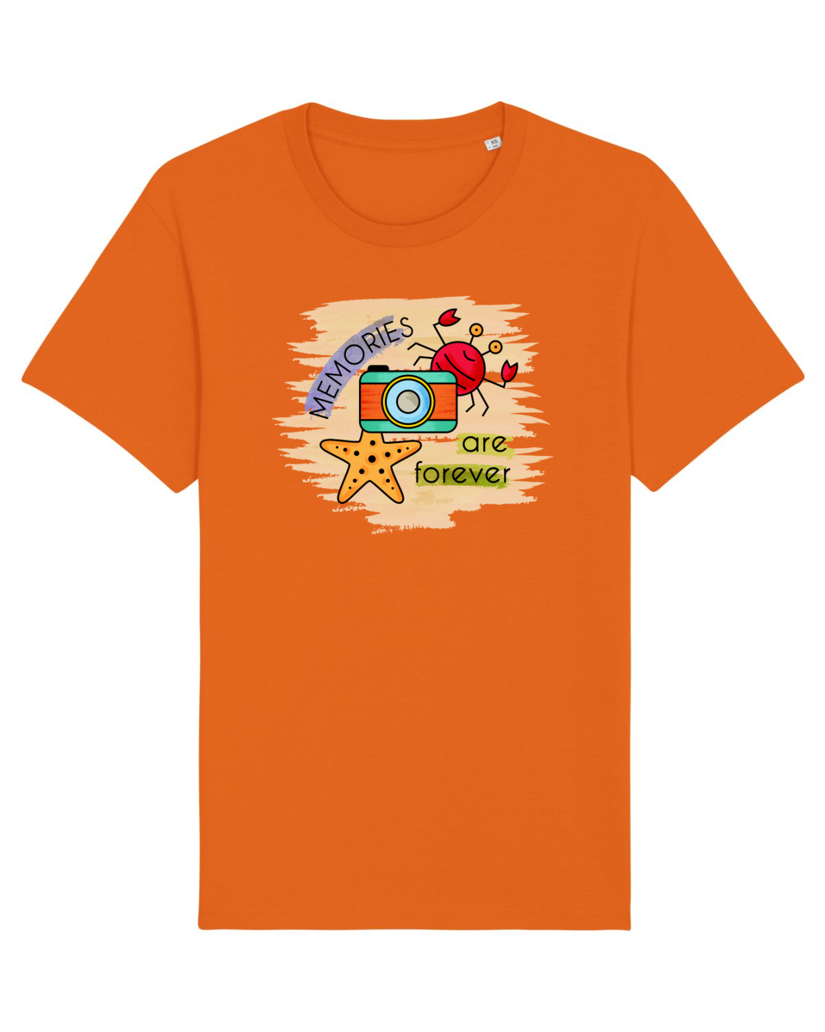 Tricou mânecă scurtă Unisex Rocker Bright Orange