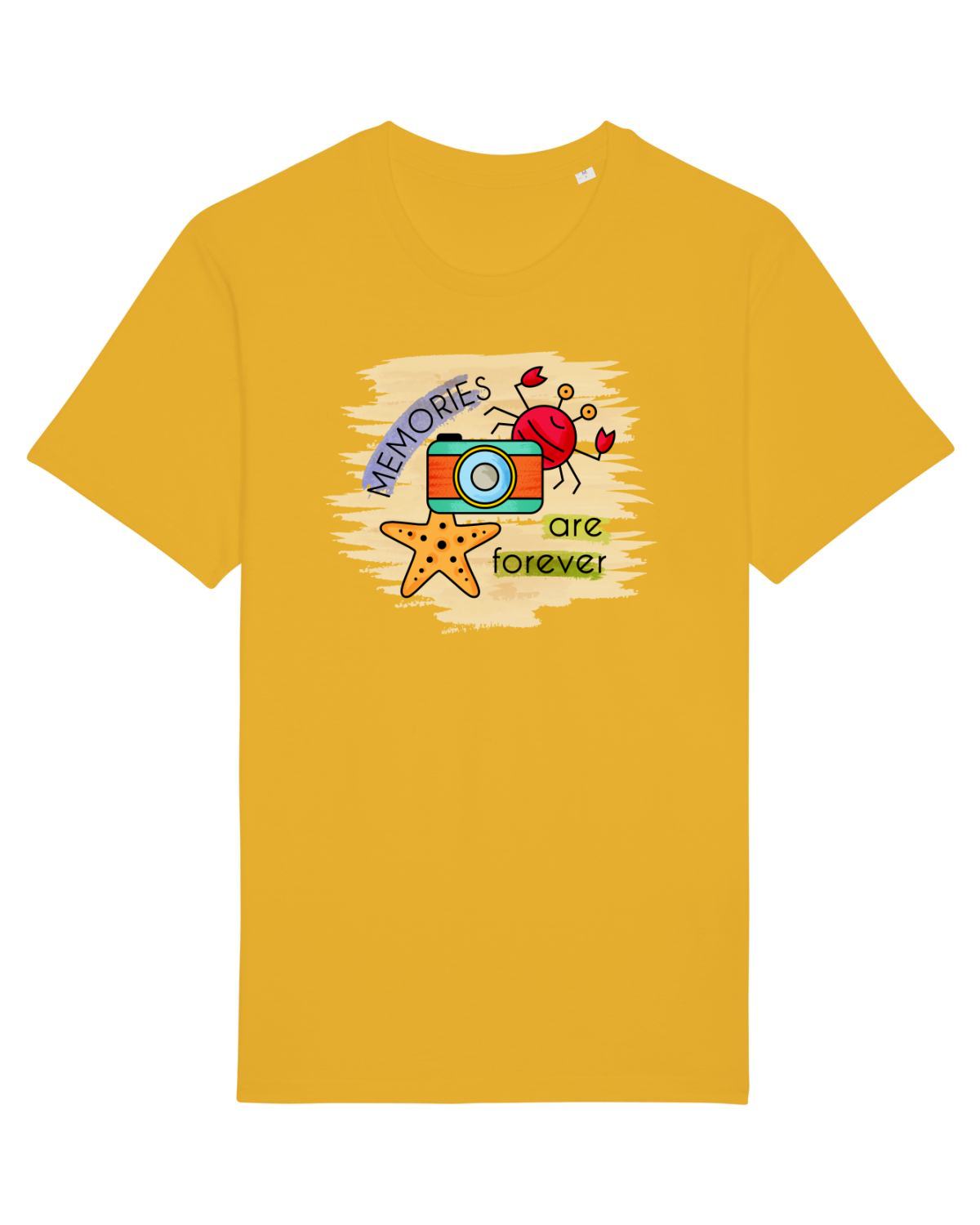 Tricou mânecă scurtă Unisex Rocker Spectra Yellow