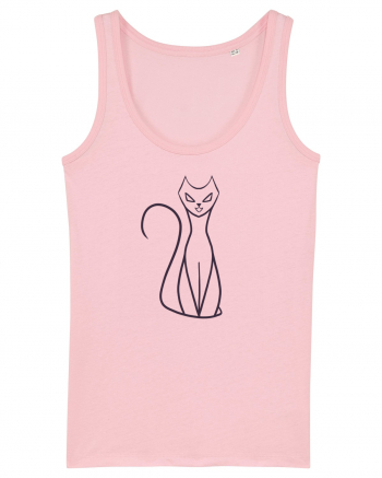 Hissing Cat Cotton Pink