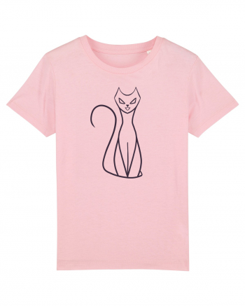 Hissing Cat Cotton Pink