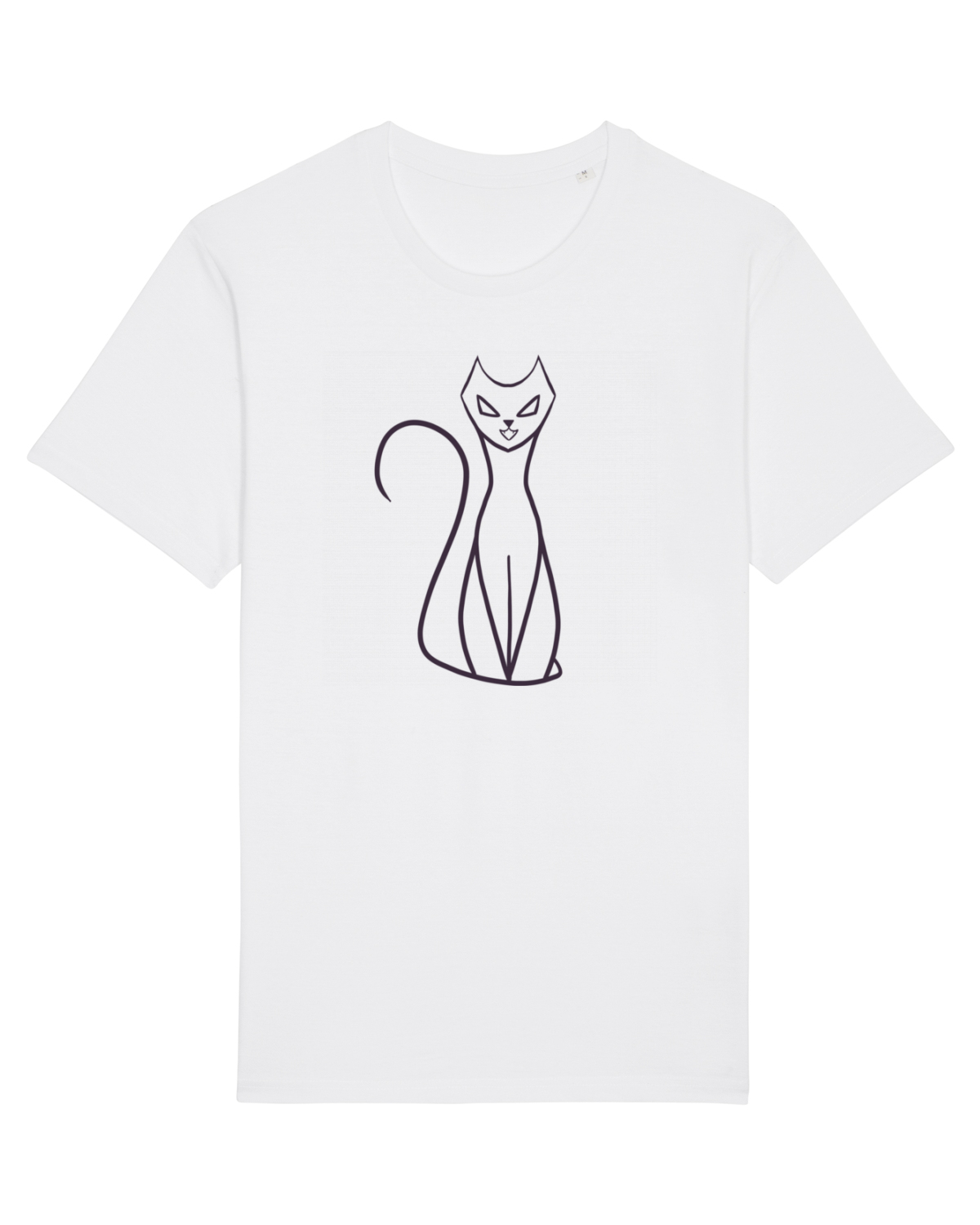 Tricou mânecă scurtă Unisex Rocker White