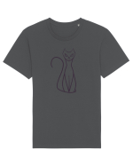 Hissing Cat Tricou mânecă scurtă Unisex Rocker