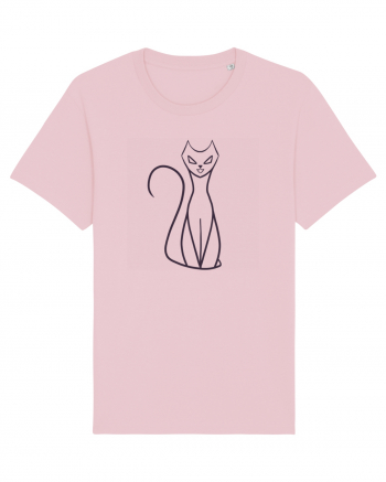 Hissing Cat Cotton Pink