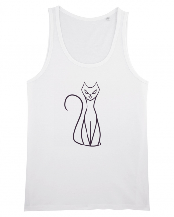 Hissing Cat White