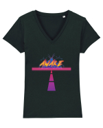 Awake Tricou mânecă scurtă guler V Damă Evoker