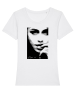 Danger $$$ Tricou mânecă scurtă guler larg fitted Damă Expresser