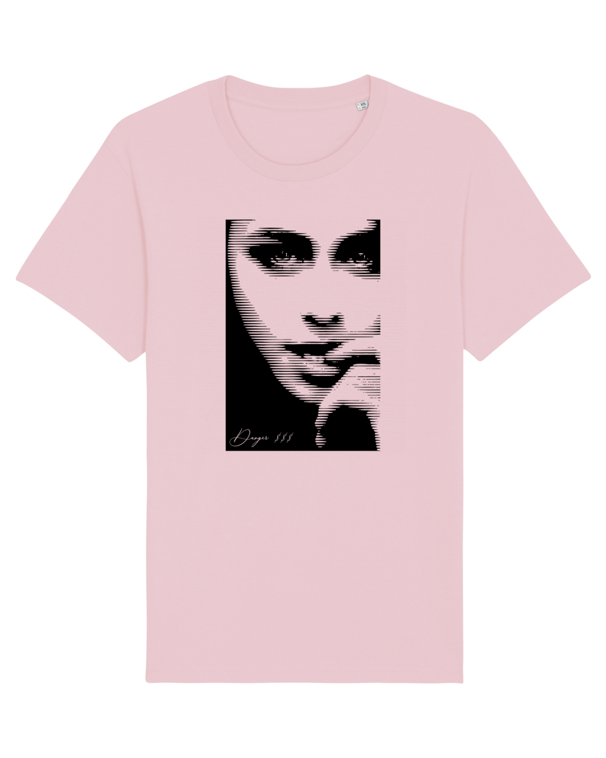 Tricou mânecă scurtă Unisex Rocker Cotton Pink