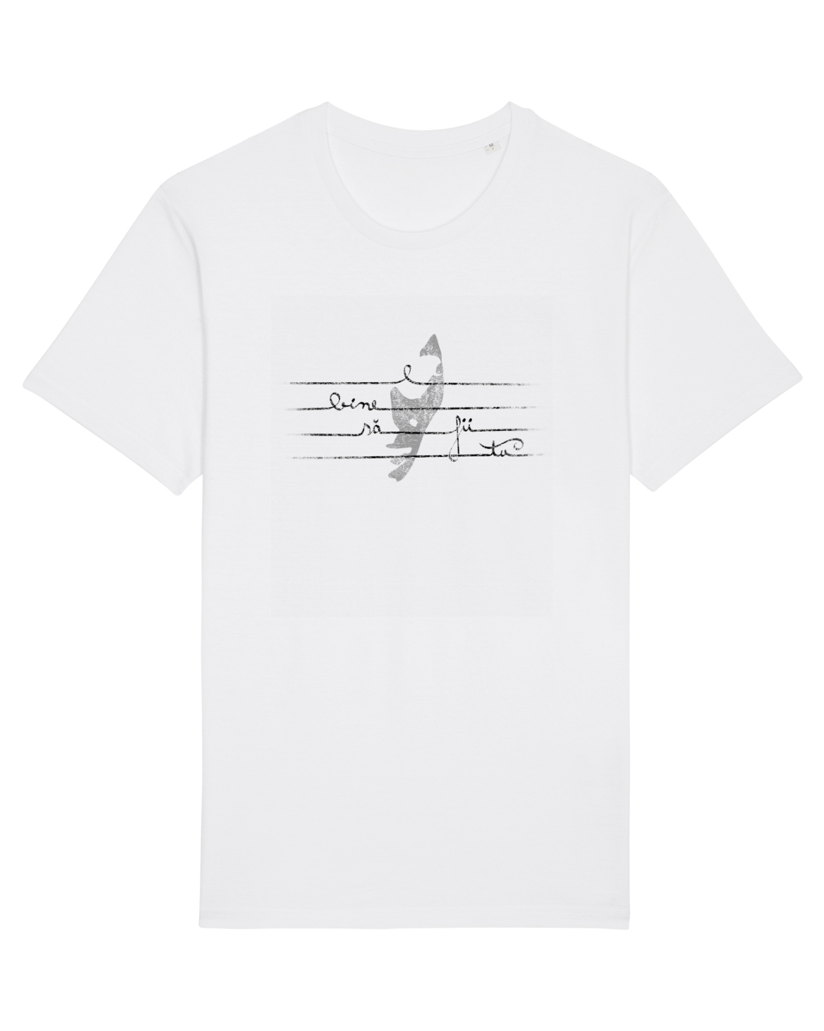 Tricou mânecă scurtă Unisex Rocker White