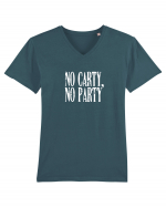 No carty, no party Tricou mânecă scurtă guler V Bărbat Presenter