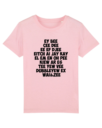 The redneck alphabet Cotton Pink