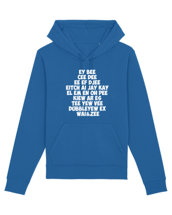 The redneck alphabet Royal Blue