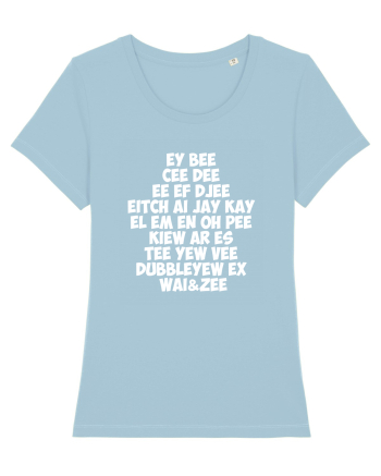 The redneck alphabet Sky Blue