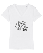 Witch craft Tricou mânecă scurtă guler V Damă Evoker