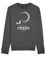 Dus-întors spre Lună – tricou pentru visători Bluză mânecă lungă Unisex Rise