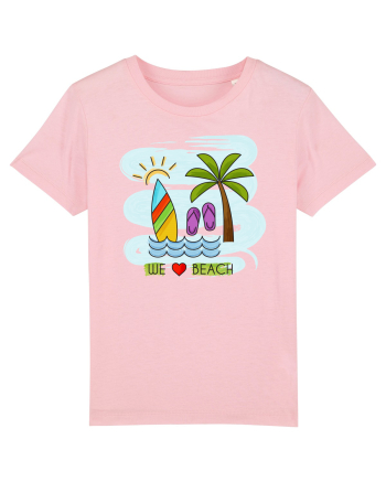 Iubim plaja Cotton Pink