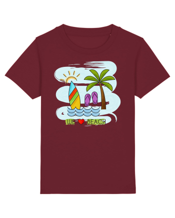 Iubim plaja Burgundy