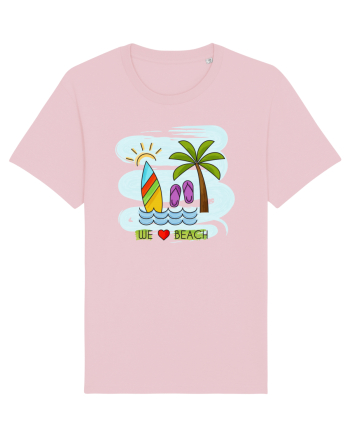 Iubim plaja Cotton Pink