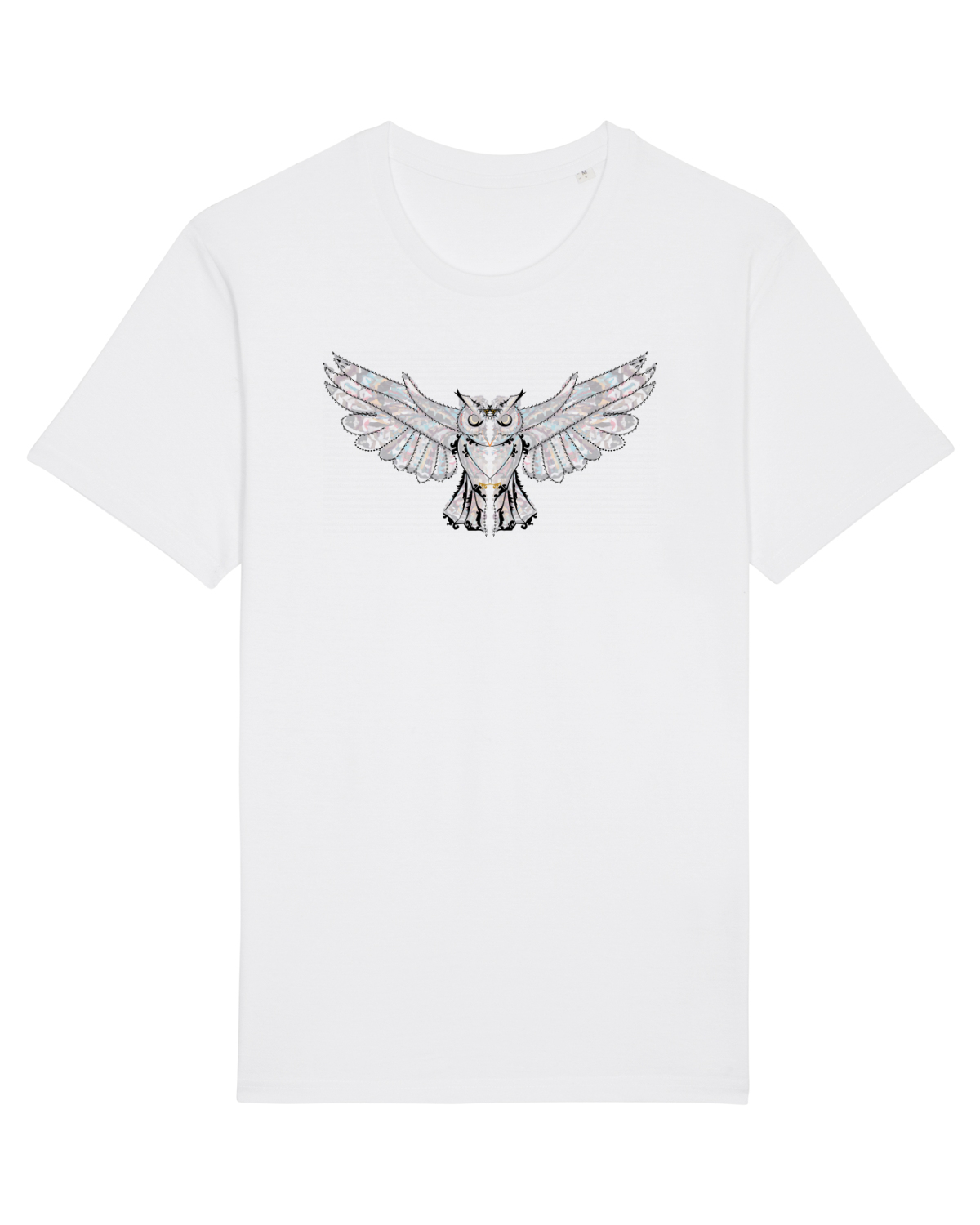 Tricou mânecă scurtă Unisex Rocker White