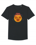 Happy Halloween Night Tricou mânecă scurtă guler larg Bărbat Skater