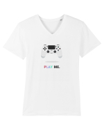 Play me. Tricou mânecă scurtă guler V Bărbat Presenter