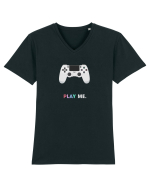 Play me. Tricou mânecă scurtă guler V Bărbat Presenter