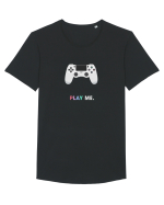 Play me. Tricou mânecă scurtă guler larg Bărbat Skater
