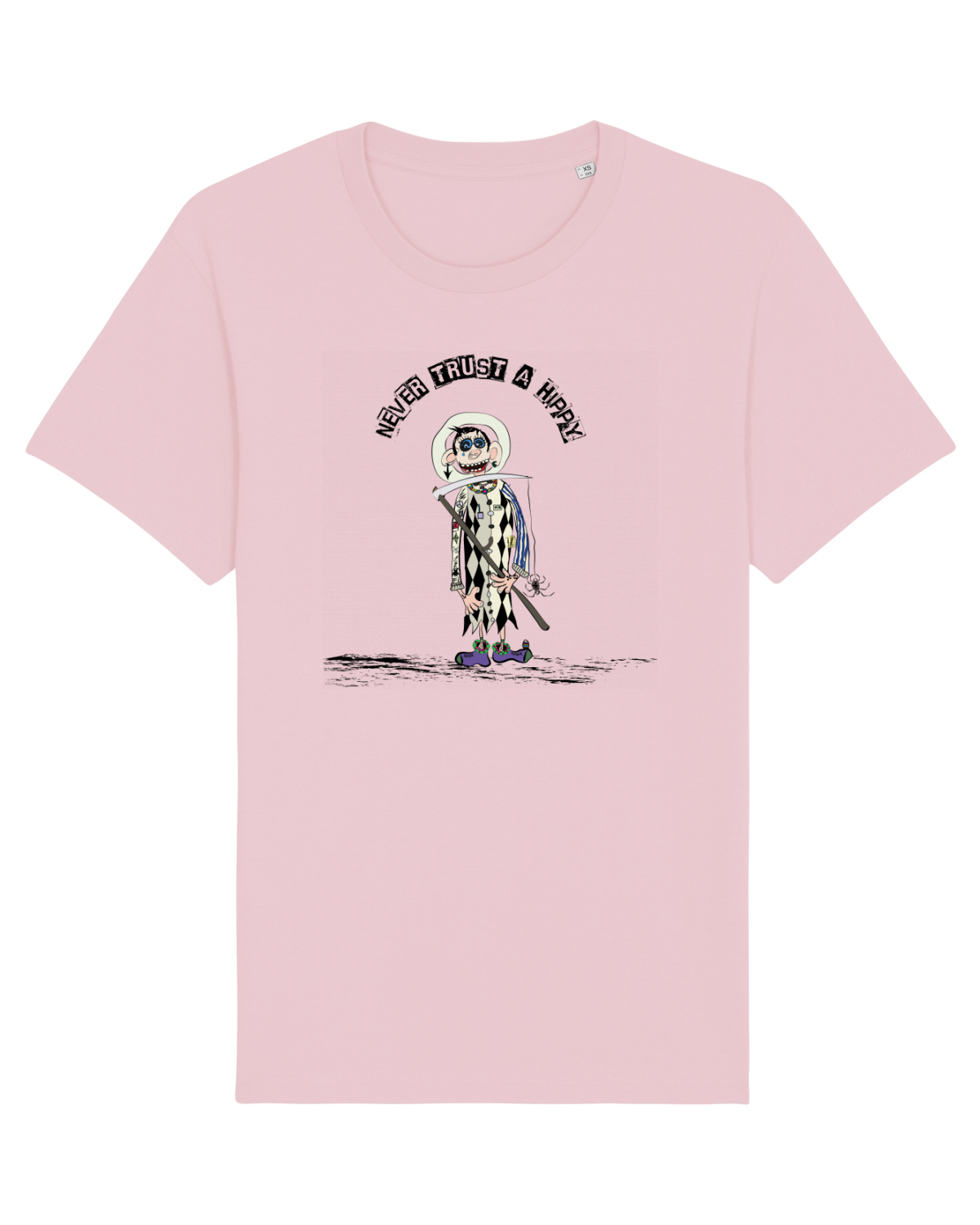 Tricou mânecă scurtă Unisex Rocker Cotton Pink