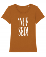 Enough Said! - 'Nuf Sed! Tricou mânecă scurtă guler larg fitted Damă Expresser