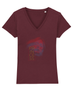 Princess Tricou mânecă scurtă guler V Damă Evoker