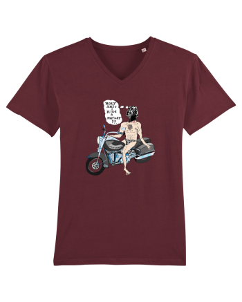 darth vader with harley Burgundy