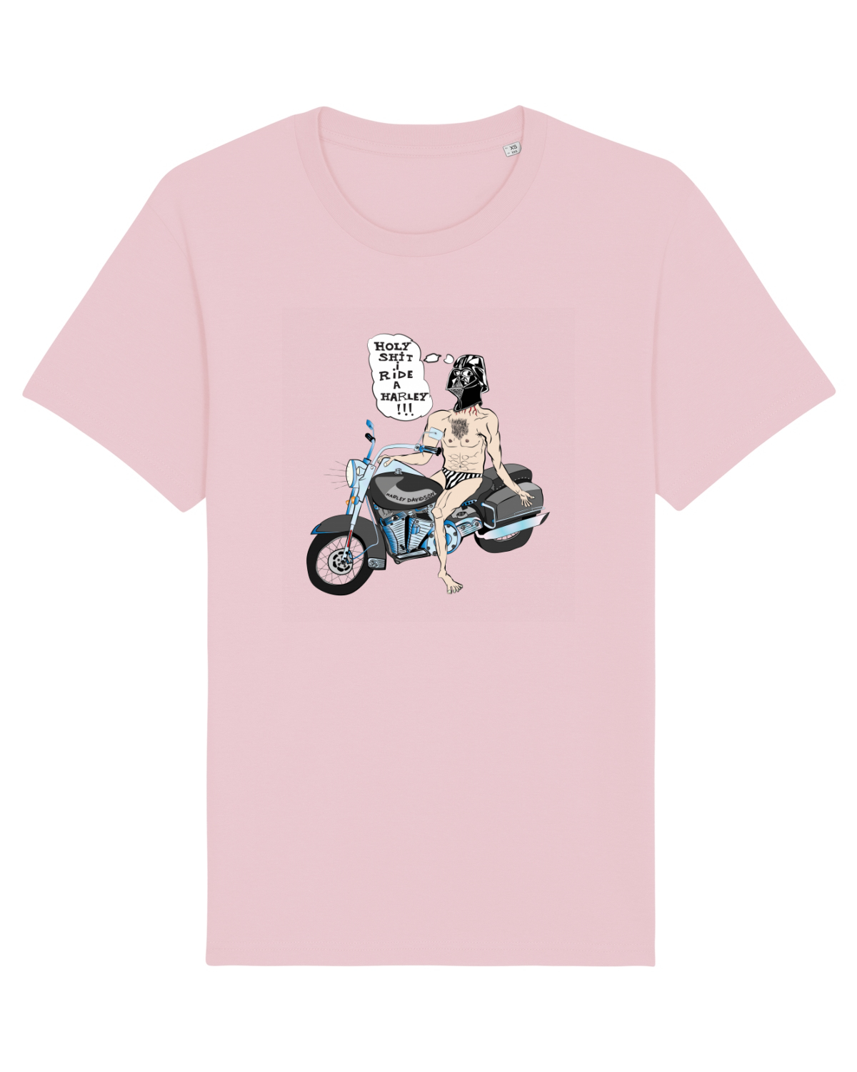 Tricou mânecă scurtă Unisex Rocker Cotton Pink