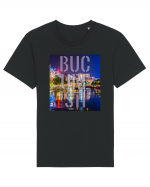 Bucurestiul noaptea Tricou mânecă scurtă Unisex Rocker