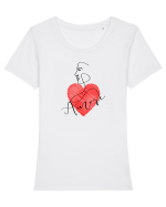 L'Amore Tricou mânecă scurtă guler larg fitted Damă Expresser