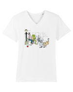 cheers Tricou mânecă scurtă guler V Bărbat Presenter