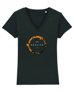 realise Tricou mânecă scurtă guler V Damă Evoker