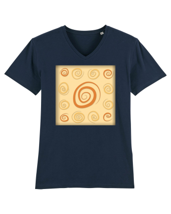 Swirls French Navy