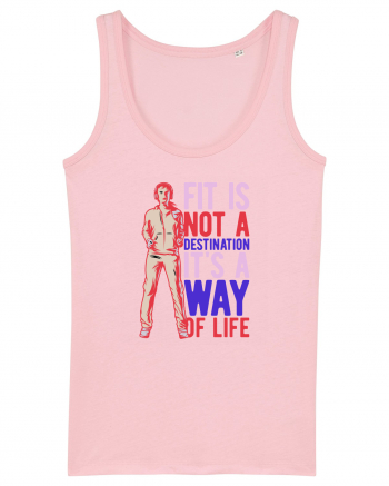 Fit is not a destination Cotton Pink