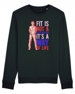 Fit is not a destination Bluză mânecă lungă Unisex Rise