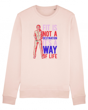 Fit is not a destination Candy Pink