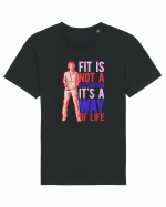 Fit is not a destination Tricou mânecă scurtă Unisex Rocker