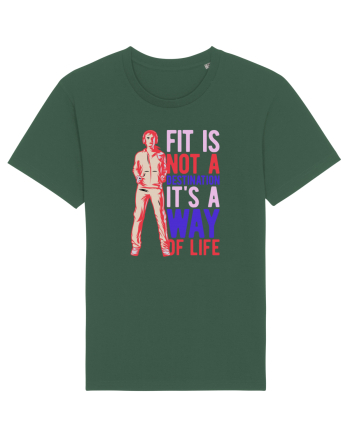 Fit is not a destination Bottle Green