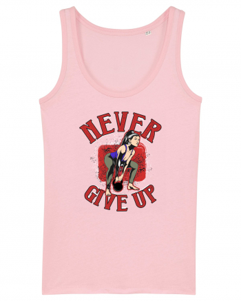 Never Give Up Cotton Pink