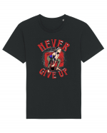 Never Give Up Tricou mânecă scurtă Unisex Rocker