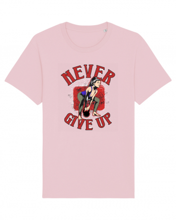 Never Give Up Cotton Pink