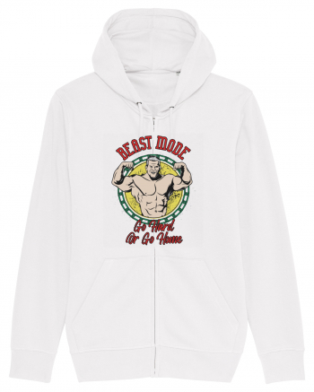 Beast Mode Go Hard Or Go Home White