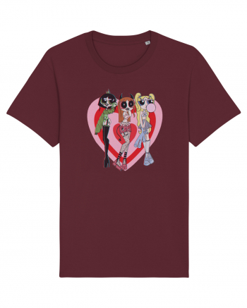 Powerpuff Aesthetic Girls Burgundy