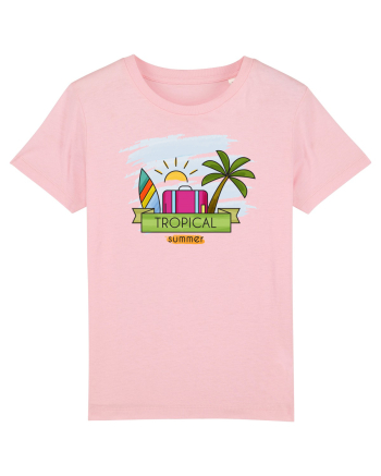 Vacanță tropicală Cotton Pink