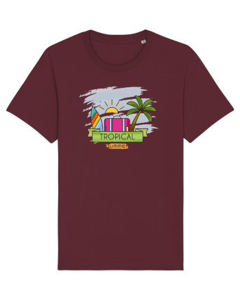 Vacanță tropicală Burgundy